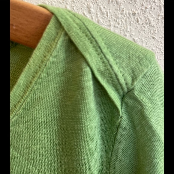 J.Jill green linen shirt - Picture 6 of 6